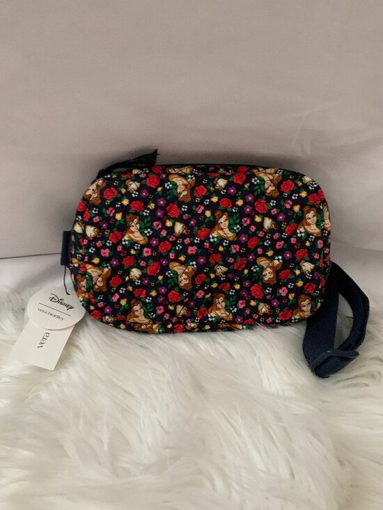 Vera Bradley Handbags - VERA BRADLEY X DISNEY Beauy & The Beast Belle Rose Floral Large Cube Belt Bag